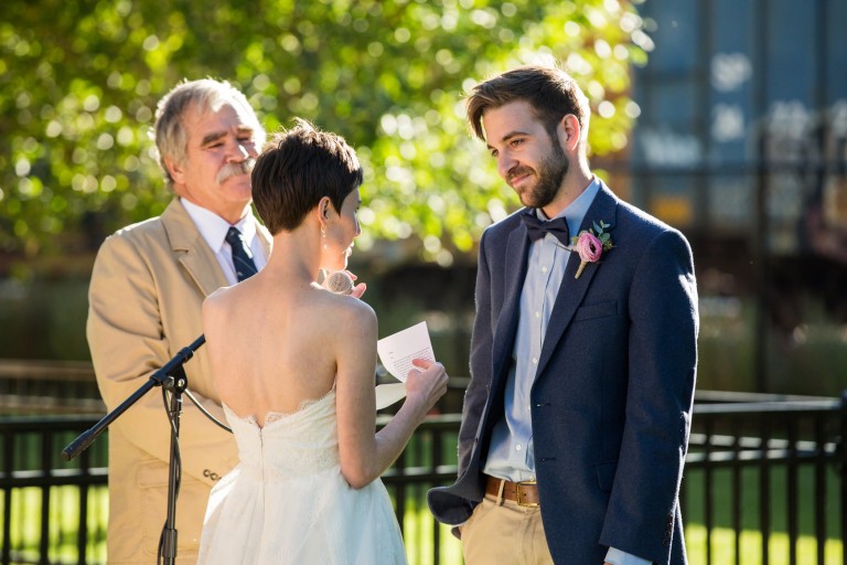 Laramie Train Depot Wedding