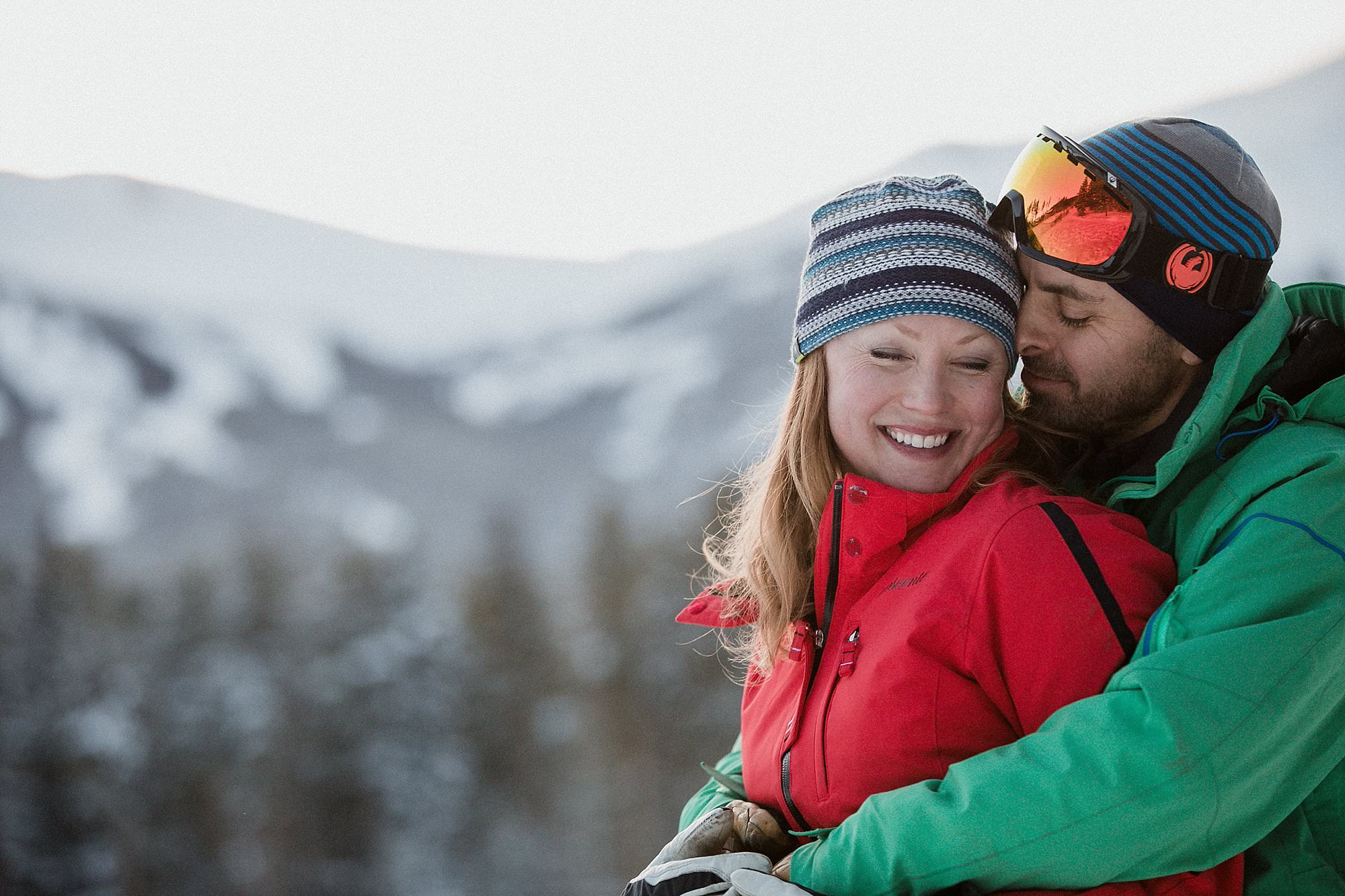 ski engagement session