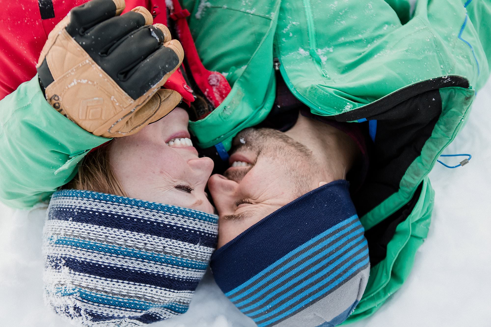 winter snow engagement