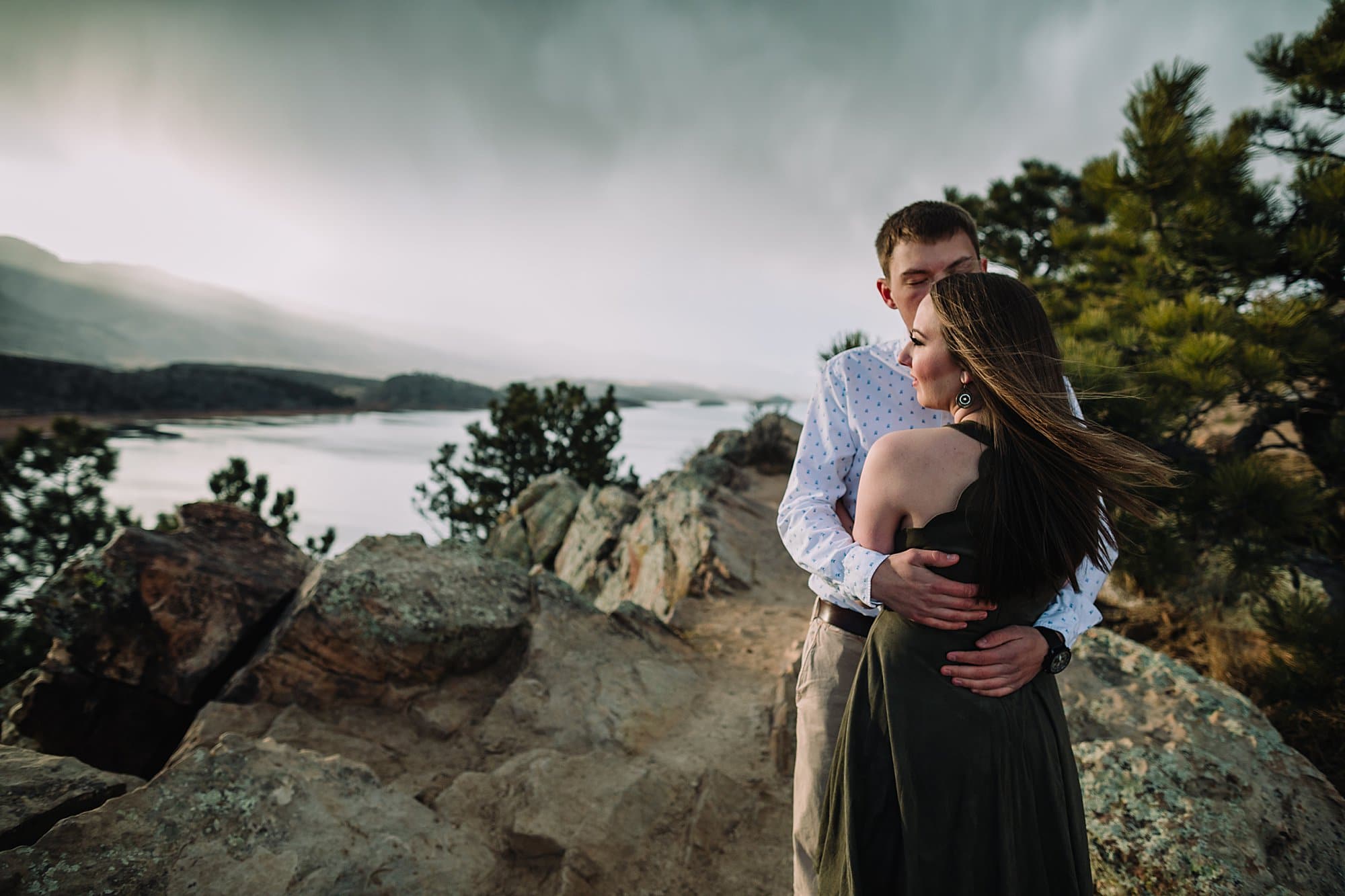 colorado engagement session, wyoming engagement photographer, horse tooth engagement