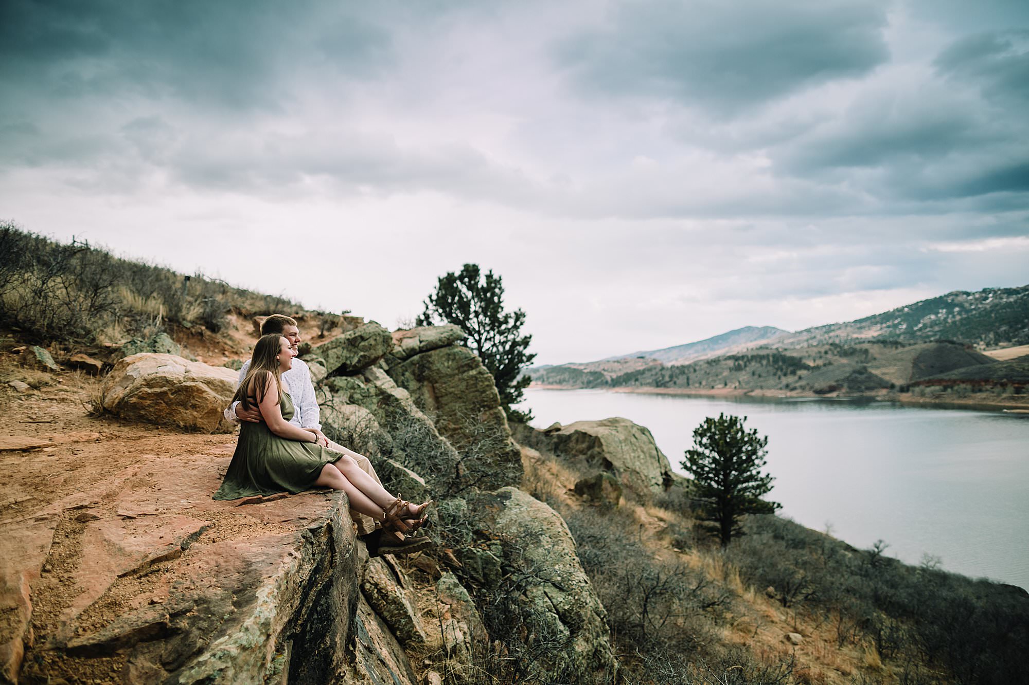 spring colorado engagement