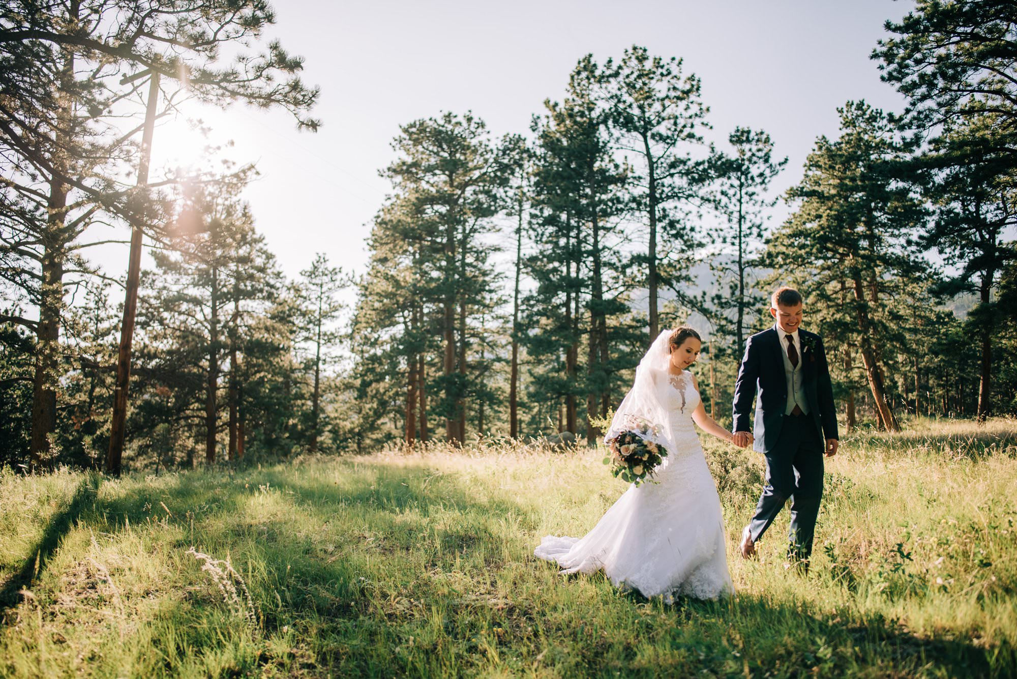 Estes Park bride groom