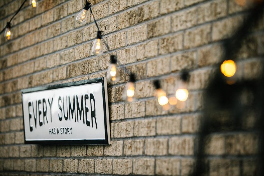 backyard wedding decor during pandemic