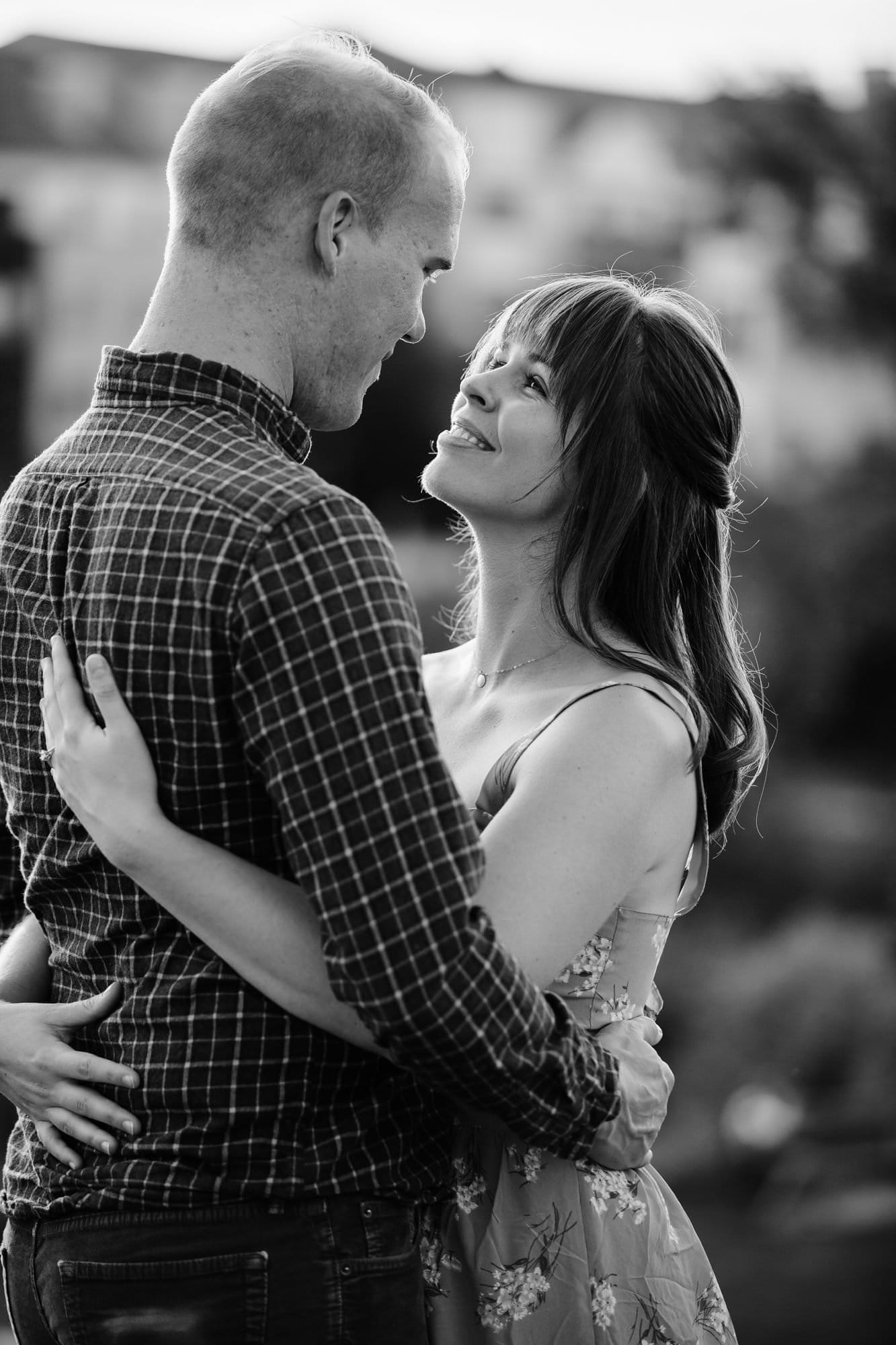 downtown denver engagement session