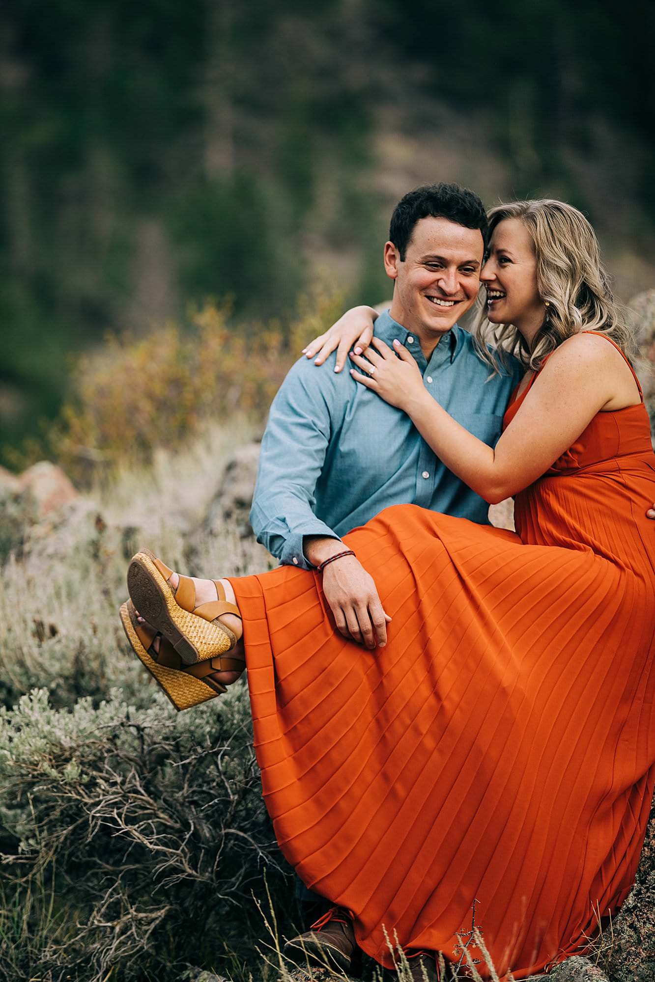 engagement session Wyoming Vedauwoo