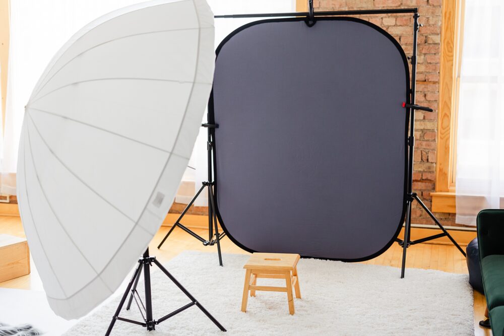 School photo set up