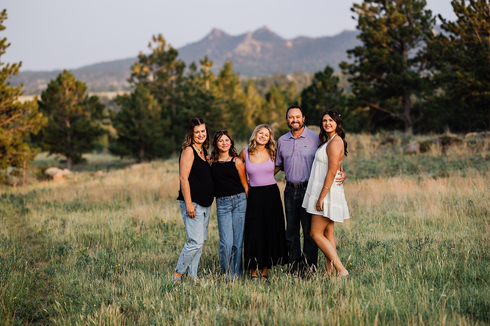 mountain family pictures in Cheyenne